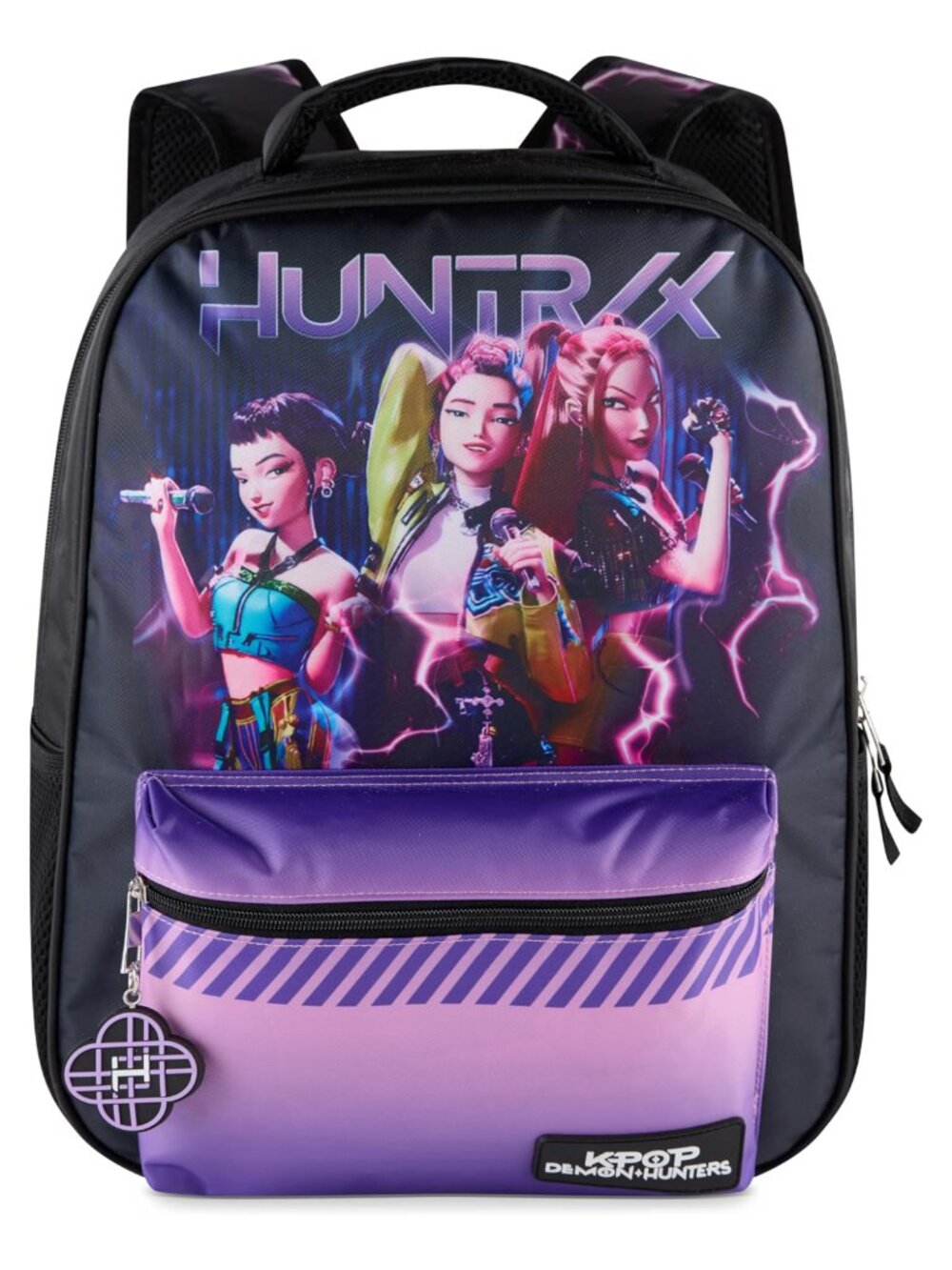K-Pop Demon Hunters Huntrix 16" Backpack Water Resistant Nylon Twill School Bag